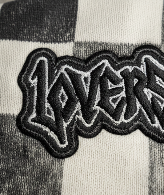 LOVERS “Grandmaster” Checkered Zip hoodie
